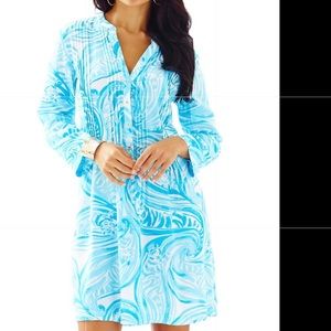 Lilly Pulitzer Sarasota Pin tuck Tunic Dress